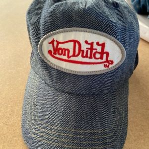 Vintage Von Dutch denim cap